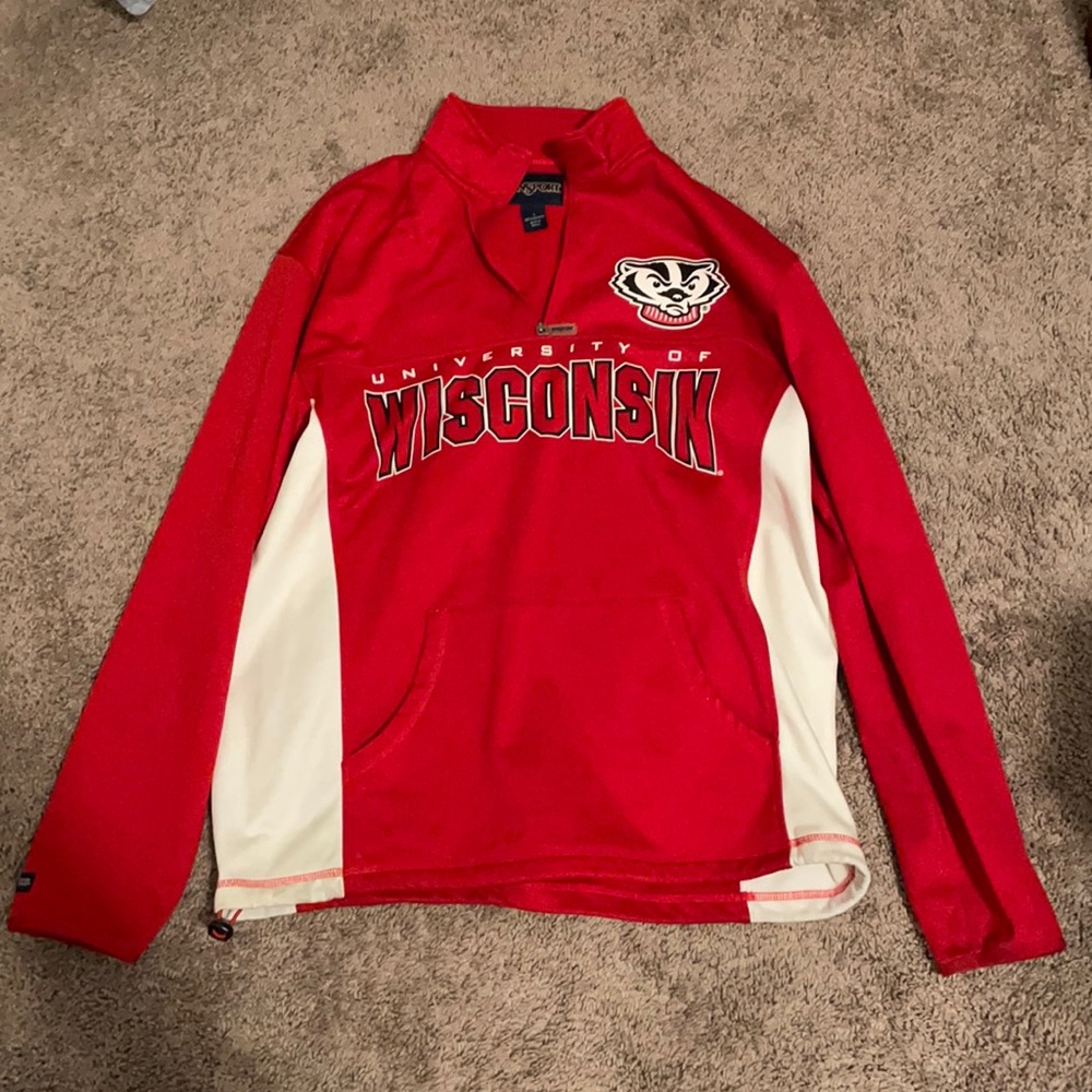 Large University of Wisconsin Jansport Pullover